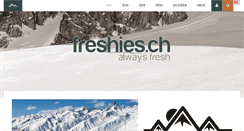 Desktop Screenshot of freshies.ch